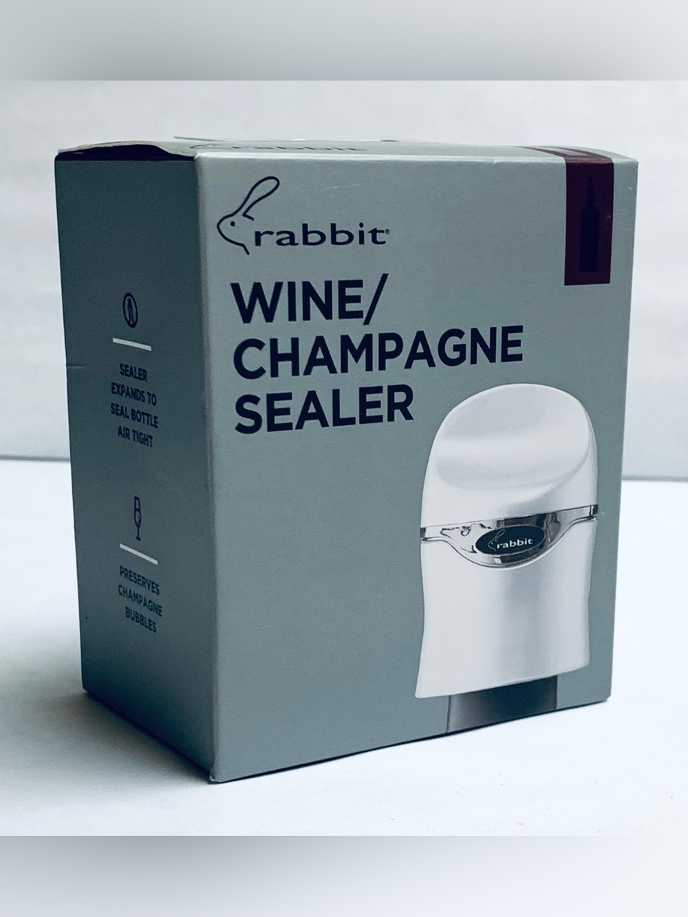 New! Rabbit Wine Champagne Sealer Airtight Stopper Keeps Bubbles Fresh Longer